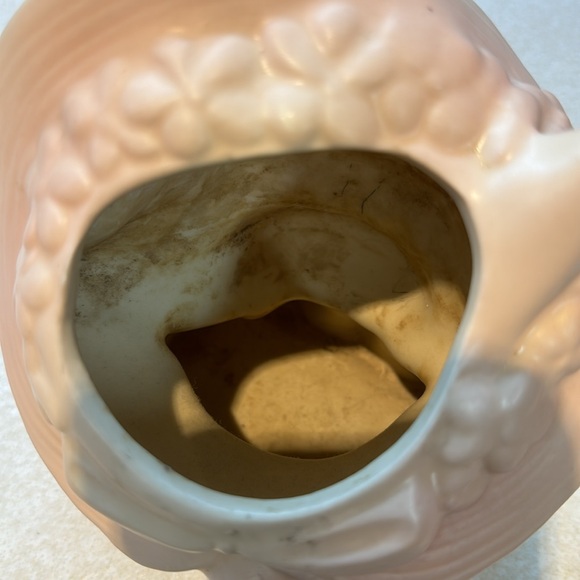 Vintage Hull Pink Cat in Hat Planter - Picture 7 of 8